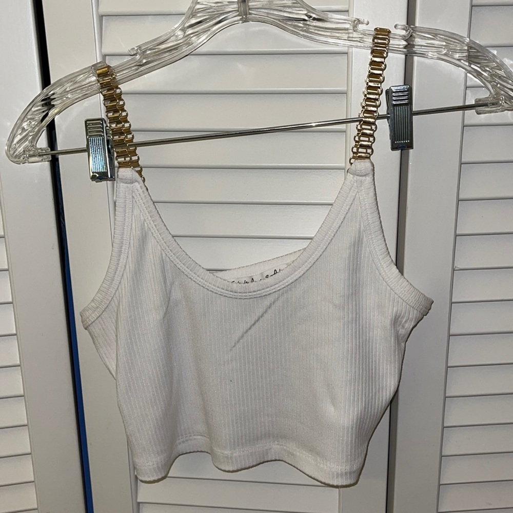 EMMA AND SAM TANK WITH CHAIN STRAPS